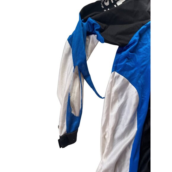 GS3 Long Sleeve Racing Jersey Men's Size XL 100% Polyester Blue, White, Black - Picture 2 of 7
